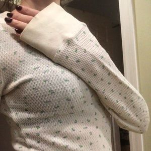 Hollister - S - Long sleeve Printed Thermal Top - Last Chance!!
